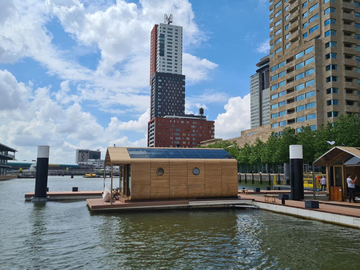 Wikkelboat Nr1 At Floating Rotterdam Rijnhaven Vila Exterior foto