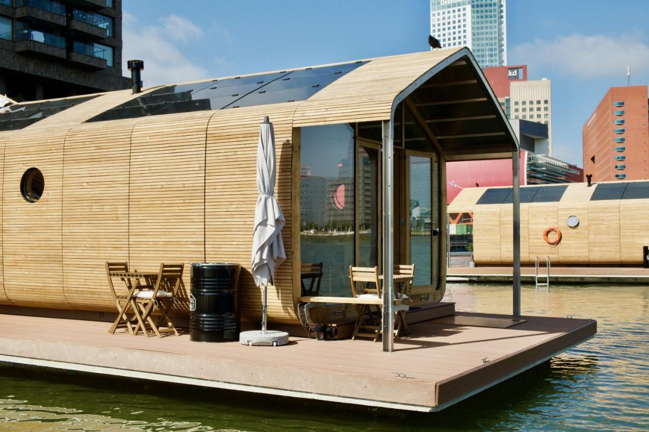 Wikkelboat Nr1 At Floating Rotterdam Rijnhaven Vila Exterior foto
